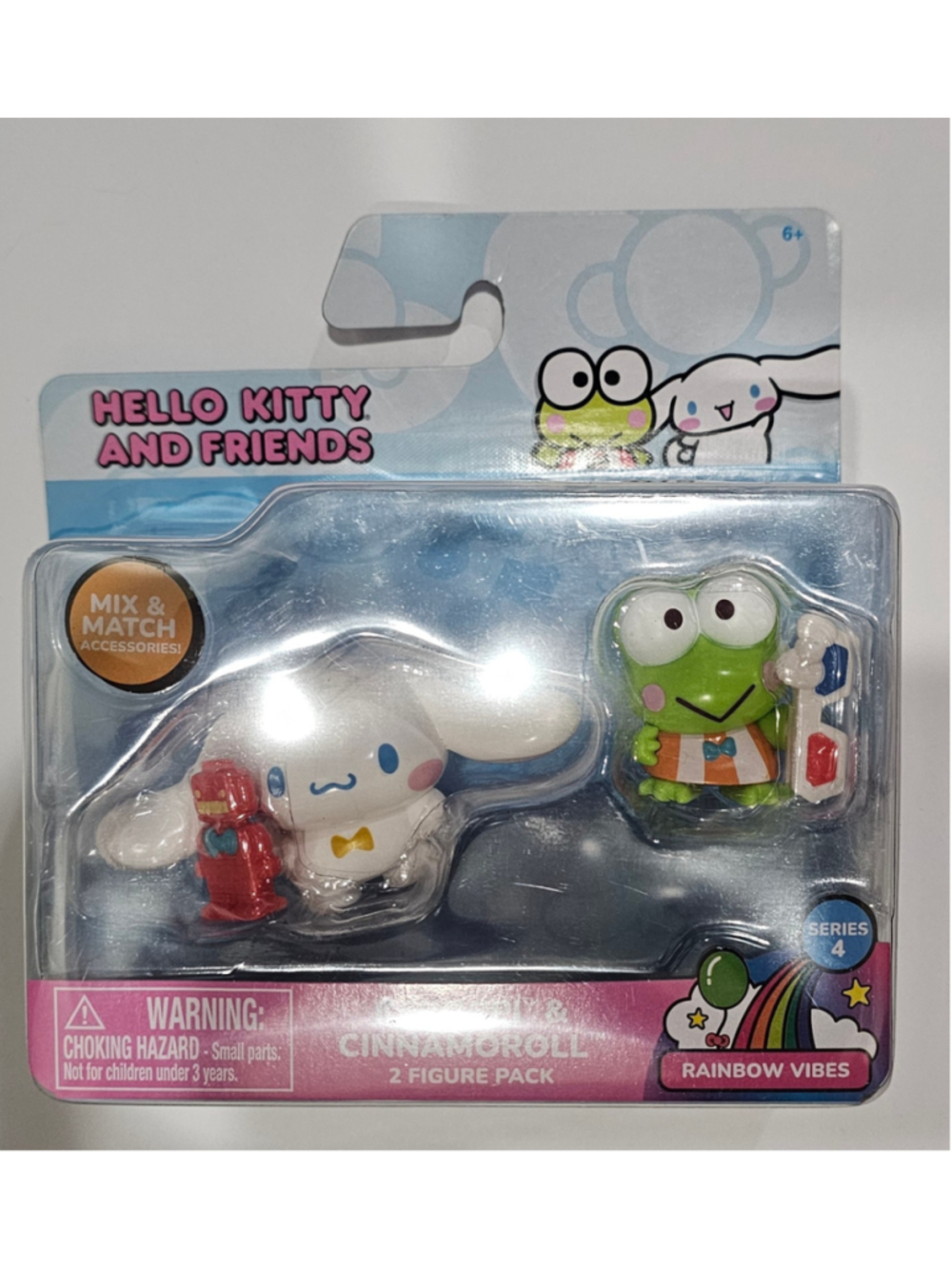 Kids Sanrio Hello Kitty & Friends Keroppi & Cinnamoroll Figure Pack One Size